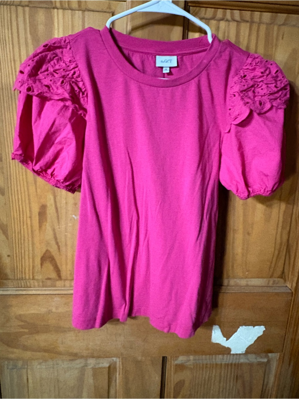 The Children's Place Pink Puff Sleeve Knit Top